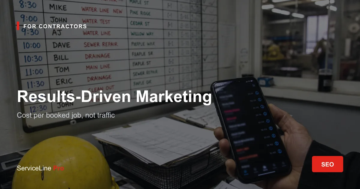 Results-Driven Service Business Marketing That Gets Jobs — results driven marketing